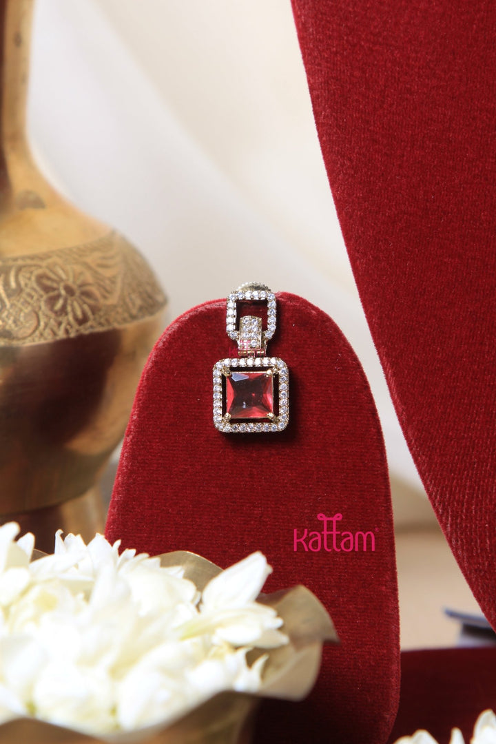 Jeni - AD Stone Ruby Choker - N5095