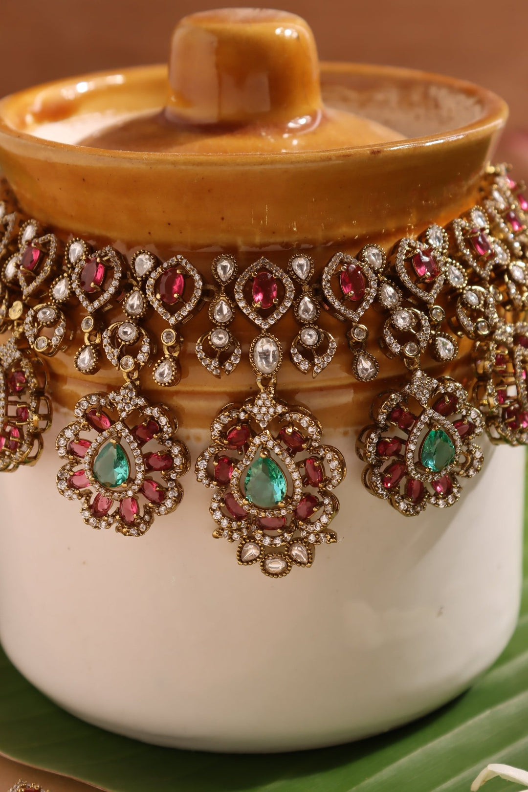 Jessie - Victorian Statement Choker Set - N6173