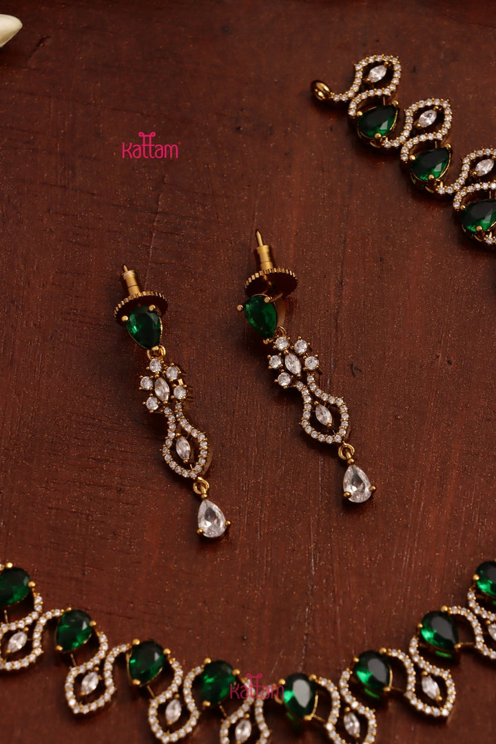Jovita - AD Green Stone Choker - N5288