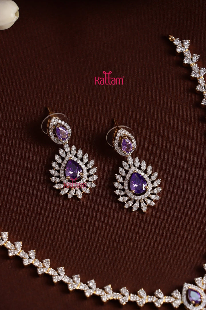 Joyce - AD Partwear Purple Choker - N5305
