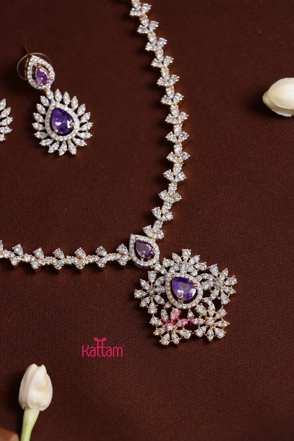 Joyce - AD Partwear Purple Choker - N5305