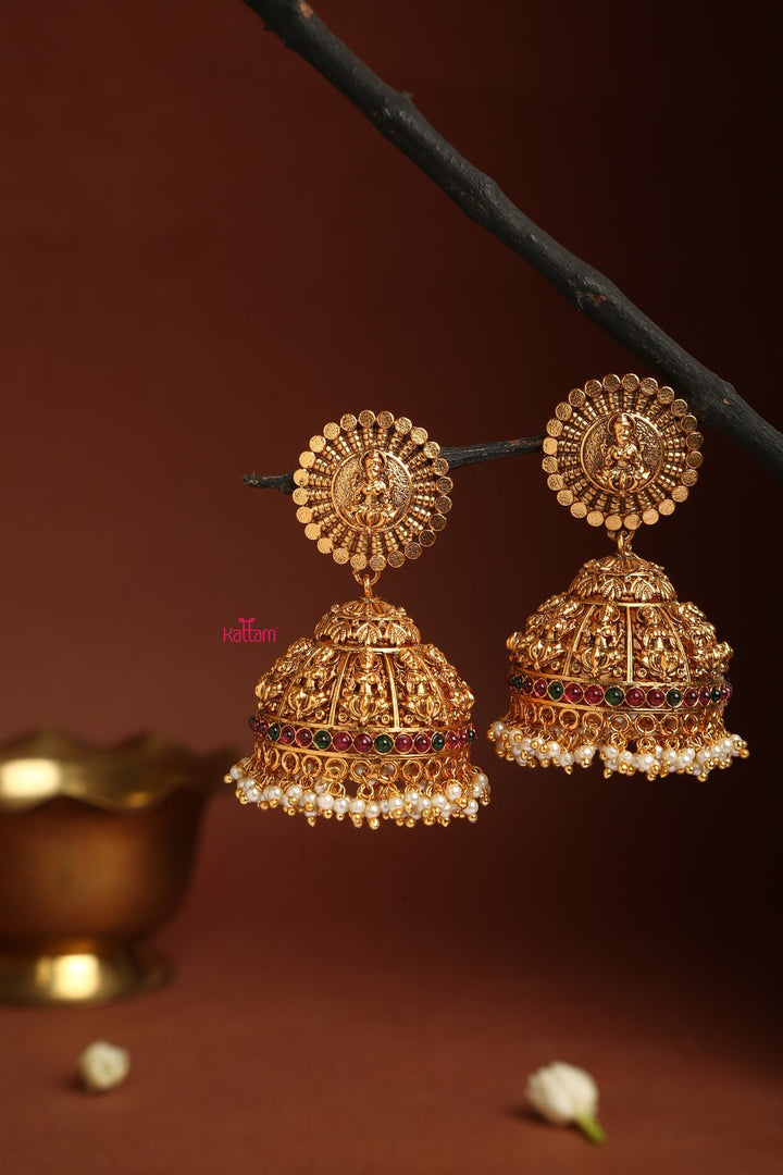 Jumbo Goddess Festive Jhumka - E071