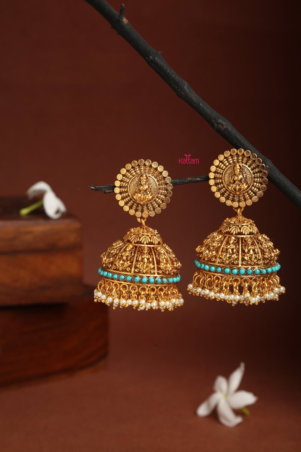 Jumbo Goddess Festive Jhumka - E071