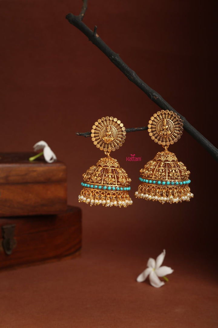 Jumbo Goddess Festive Jhumka - E071