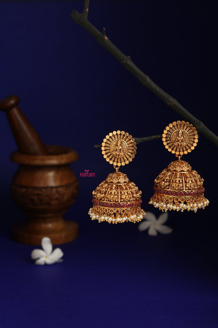 Jumbo Goddess Festive Jhumka - E071