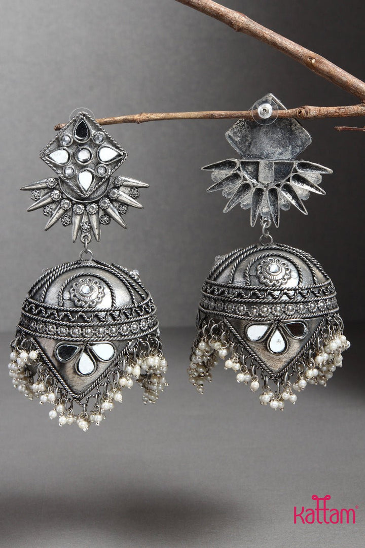 Jumbo Spikes Jhumka - E189