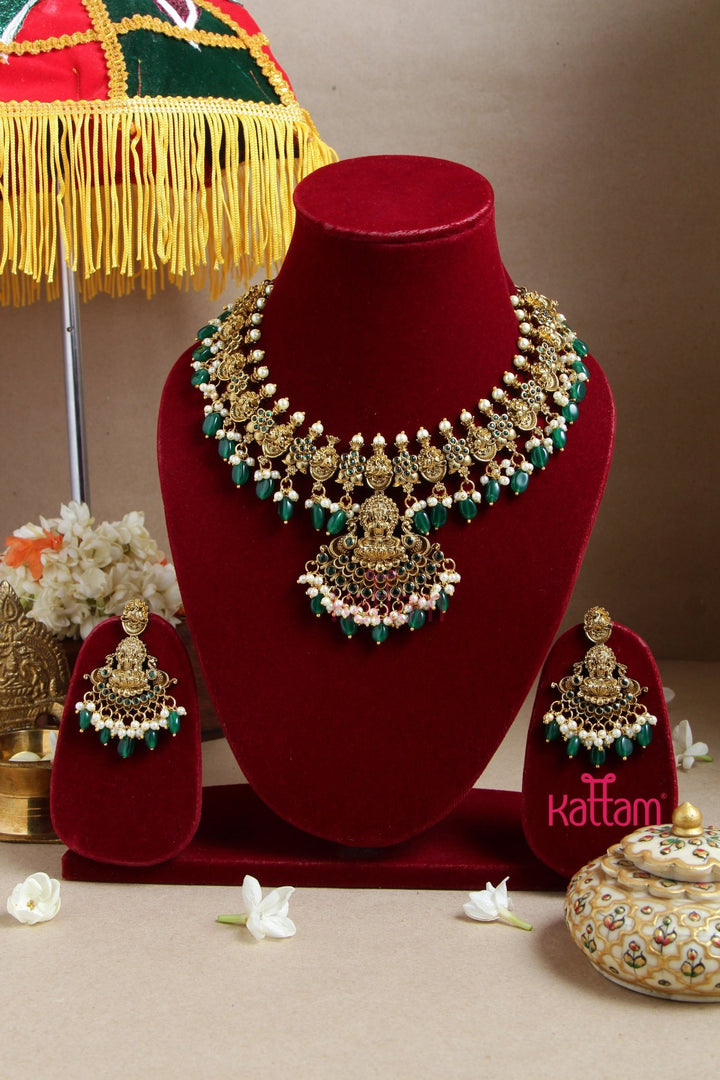 Kalyani Green Necklace - N3022