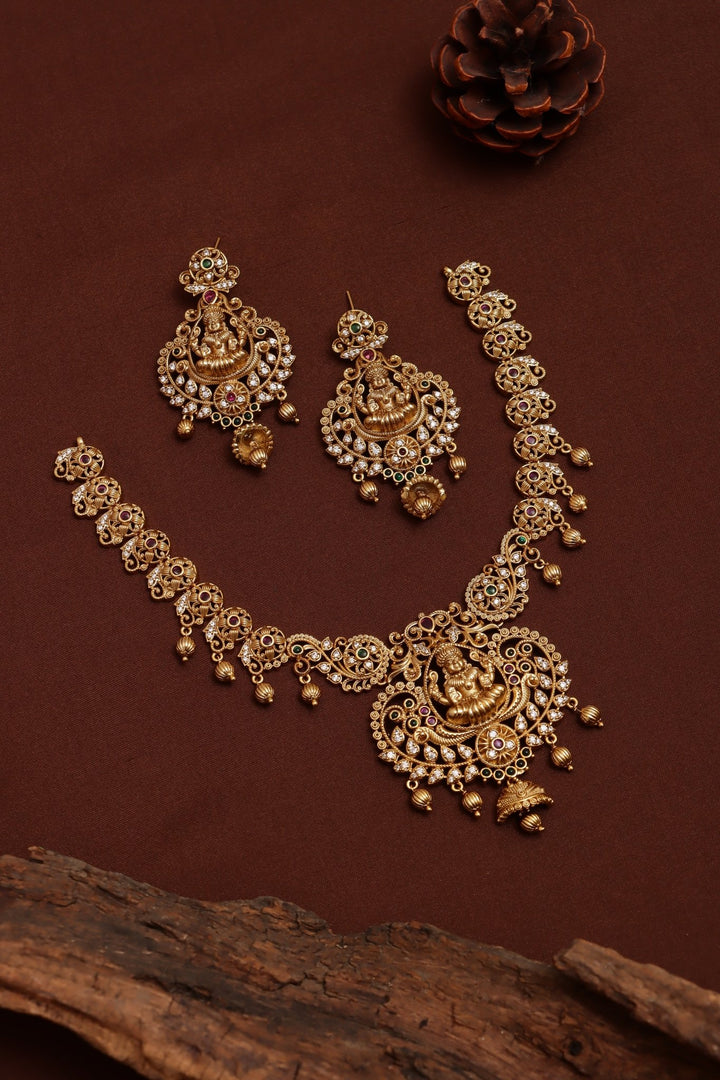 Kanniga - Goddess Leafy Necklace - N3720
