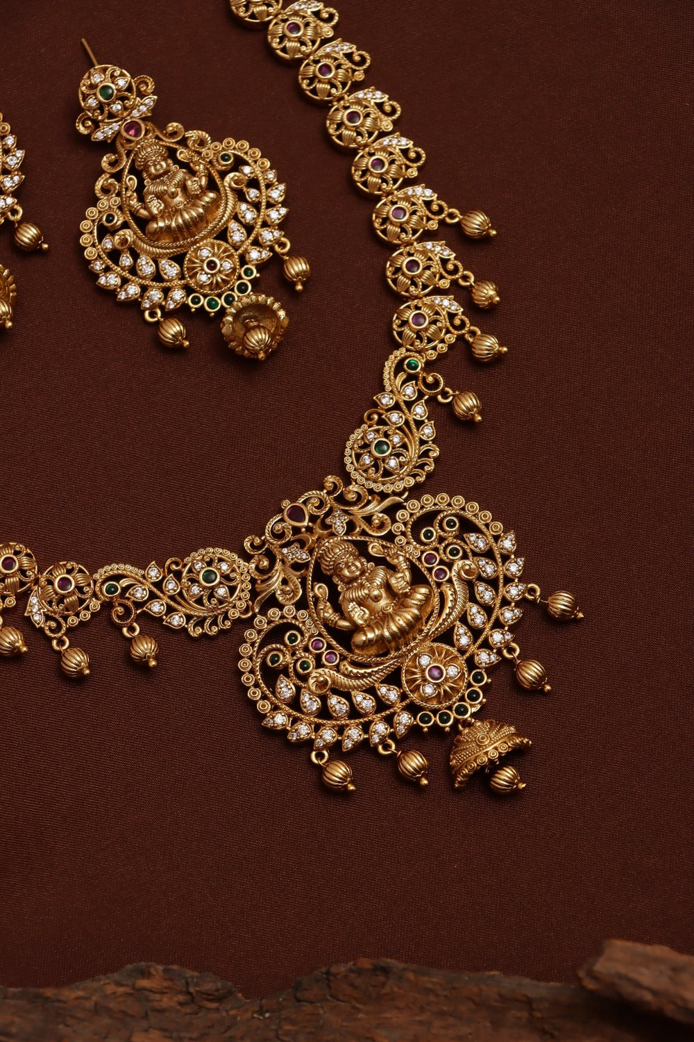 Kanniga - Goddess Leafy Necklace - N3720