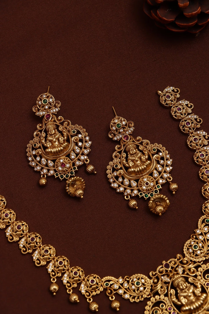 Kanniga - Goddess Leafy Necklace - N3720
