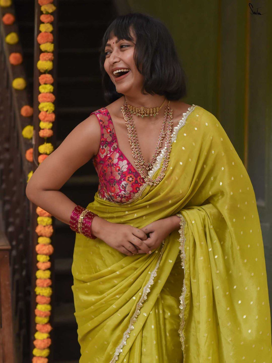 Kemp Layered Pearl Haram - N2886