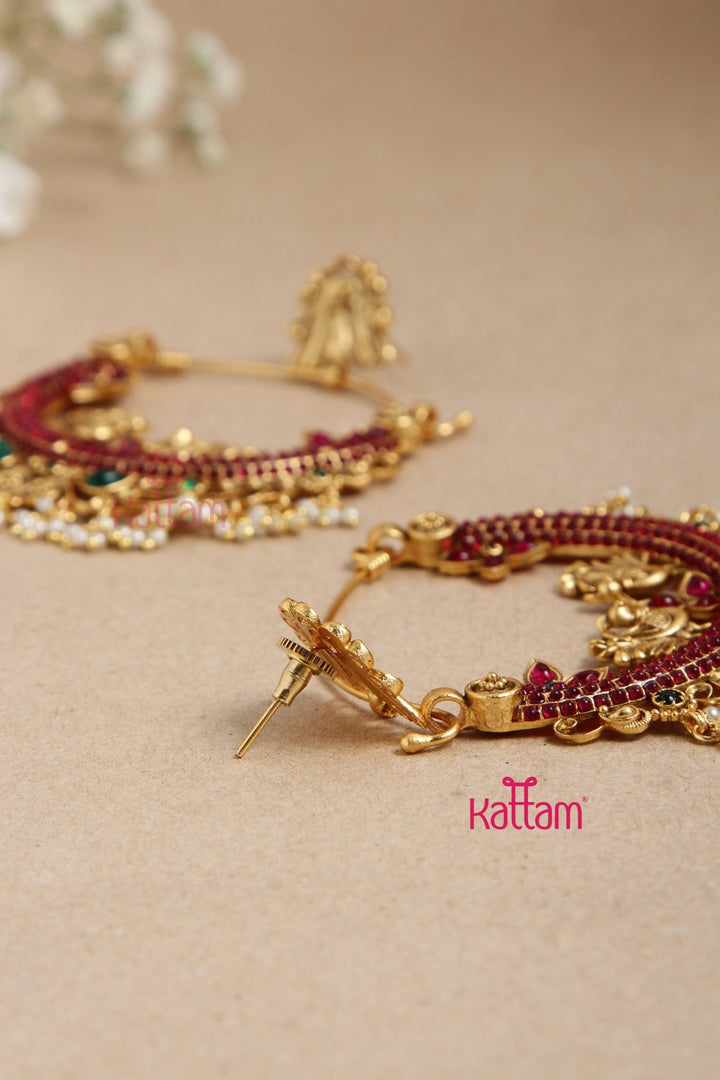 Kemp Peacock Chandbali Earring - E869