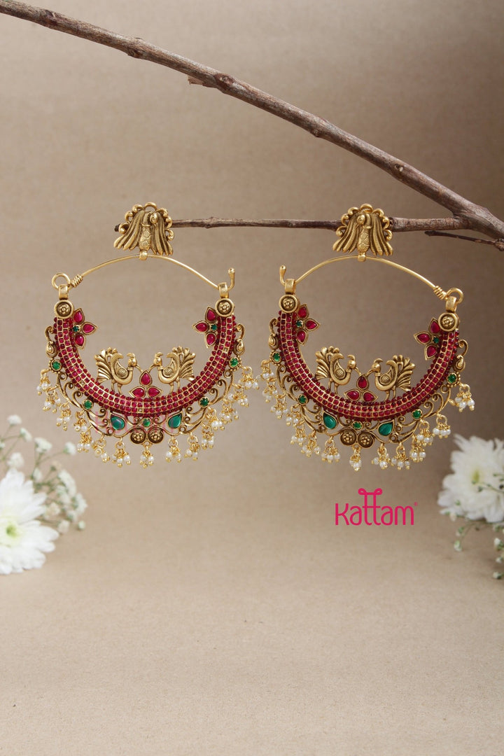 Kemp Peacock Chandbali Earring - E869