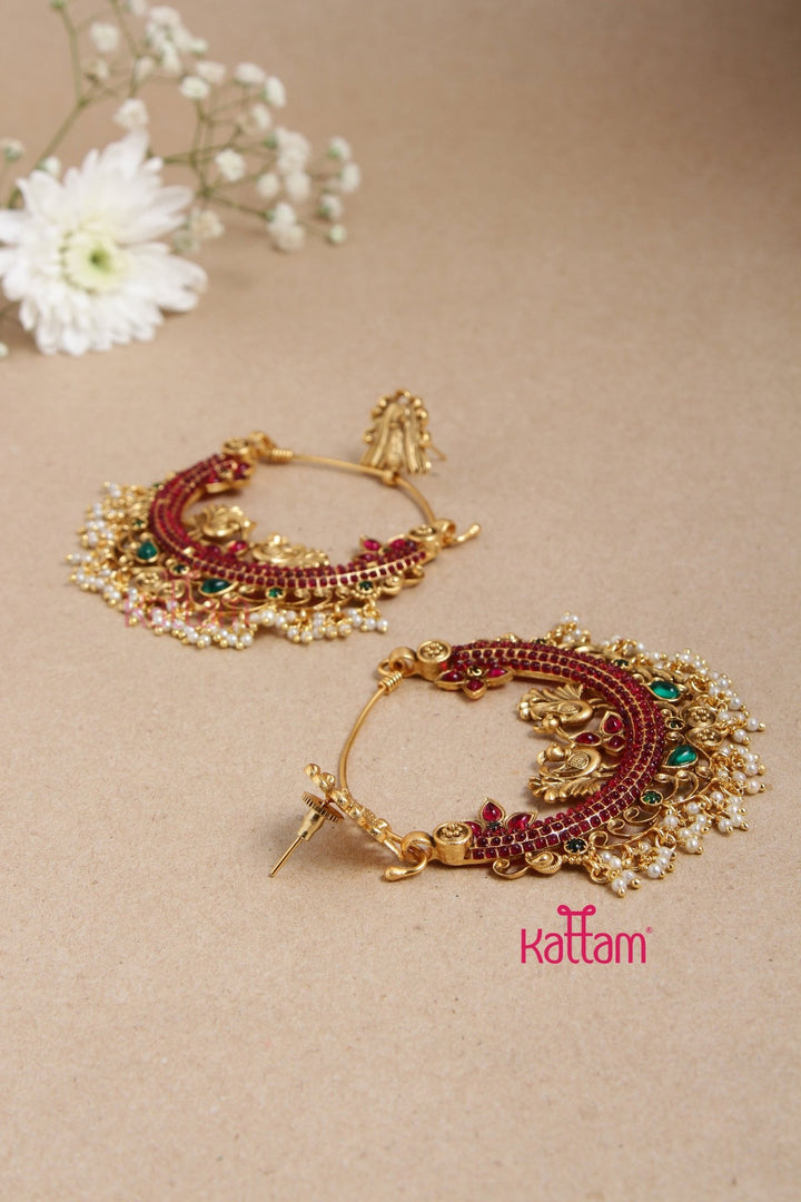 Kemp Peacock Chandbali Earring - E869