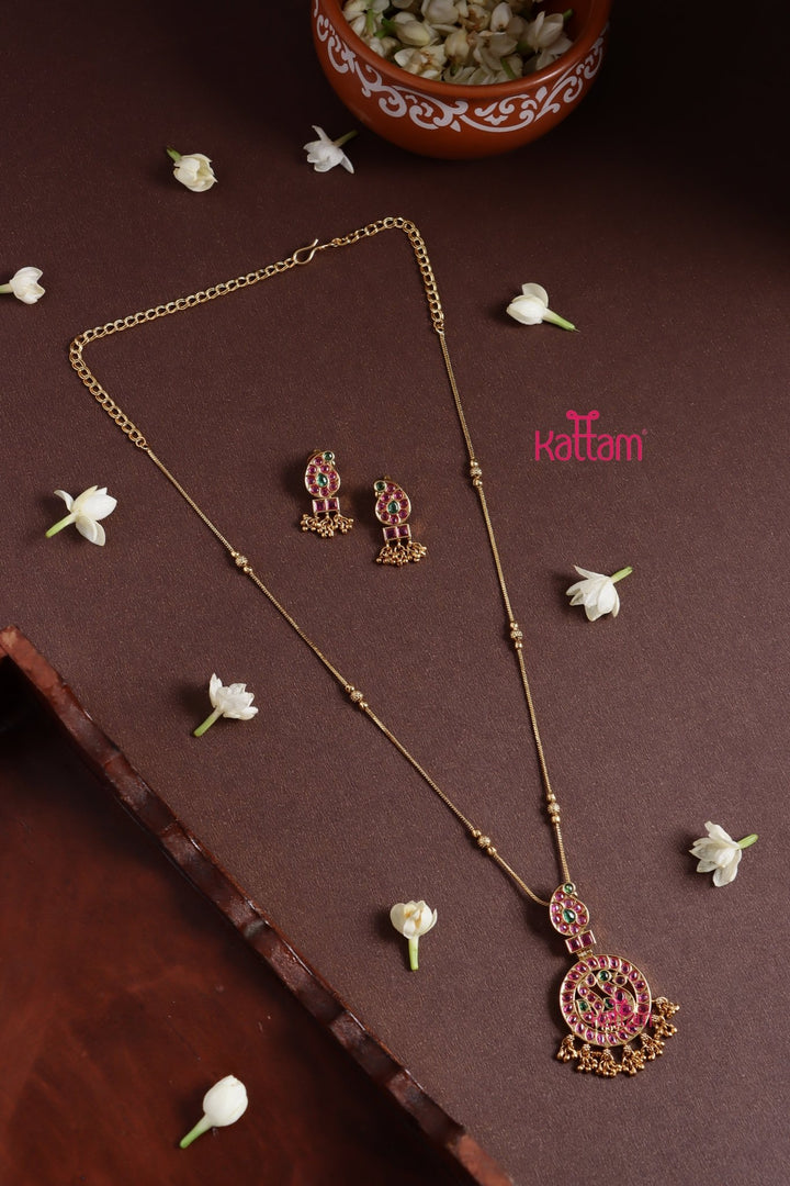 Kemp Peacock Paisley Dollar Chain Set - N3800