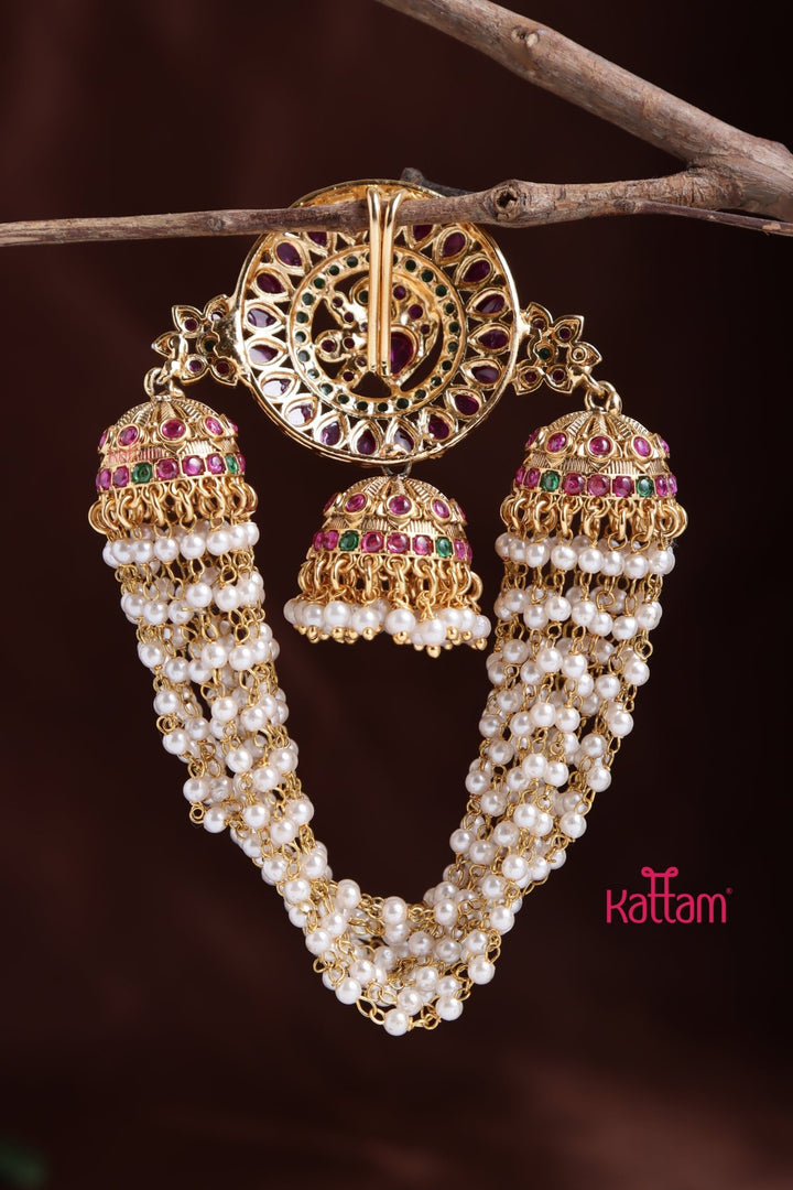 Kemp Peacock Pearl Jadai Billai - JB075
