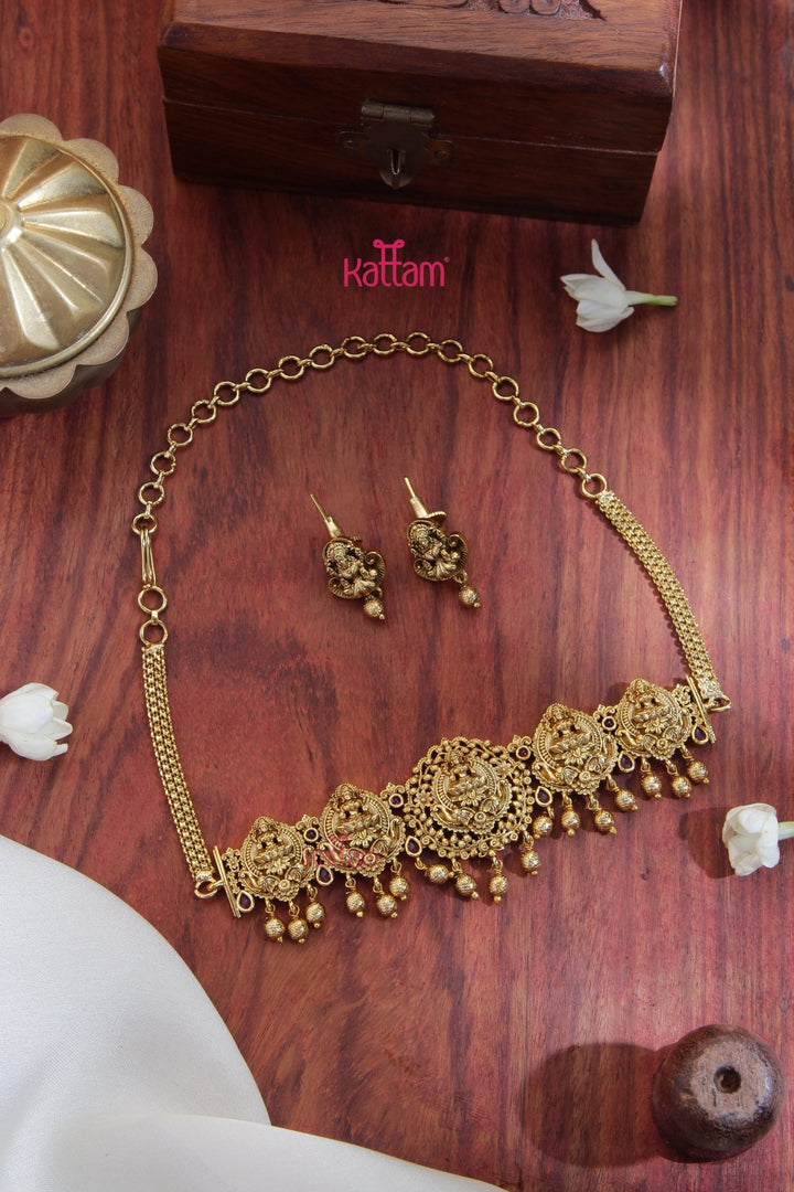Kids Five Lakshmi Choker Set - N3381