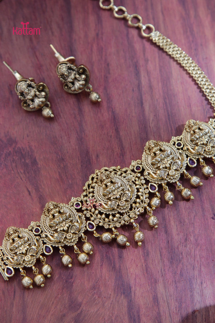 Kids Five Lakshmi Choker Set - N3381