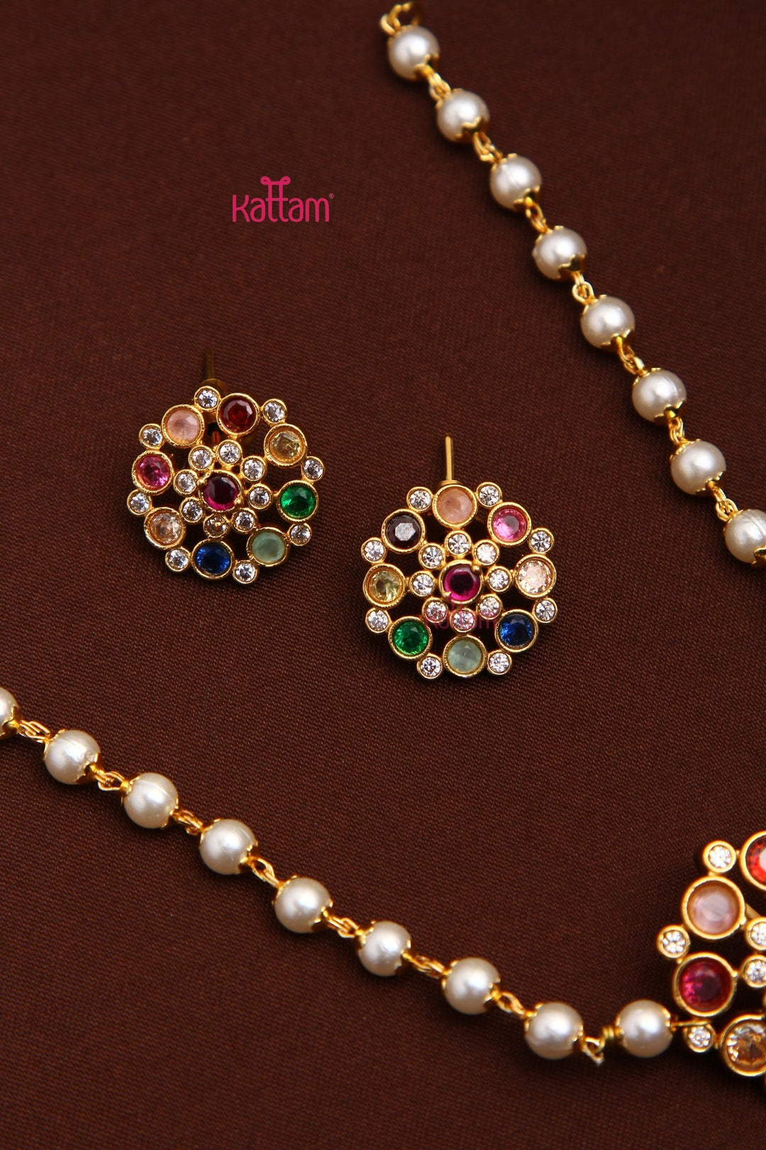 Kids Navarathna Budgetted Choker - N3485