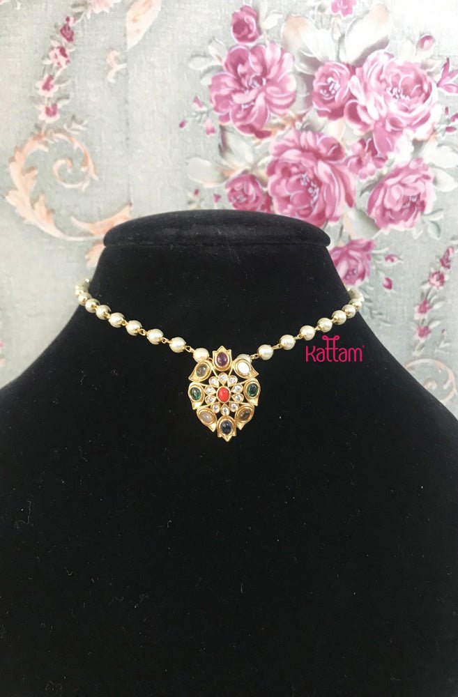 Kids Navarathna Pearl Choker - N2010