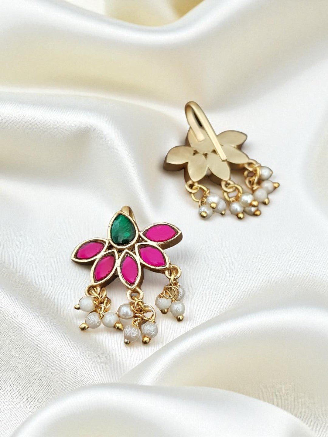 Kundan Bugadi Press On Style - Design 14 - E1124