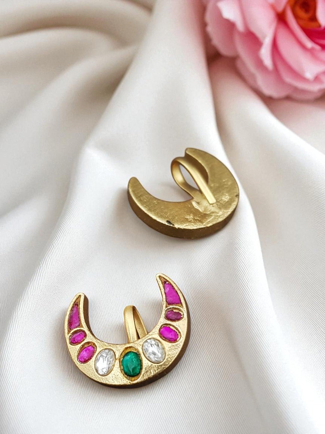 Kundan Bugadi Press On Style - Design 17 - E1127