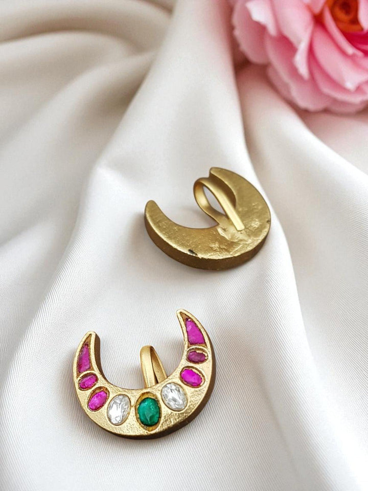 Kundan Bugadi Press On Style - Design 17 - E1127