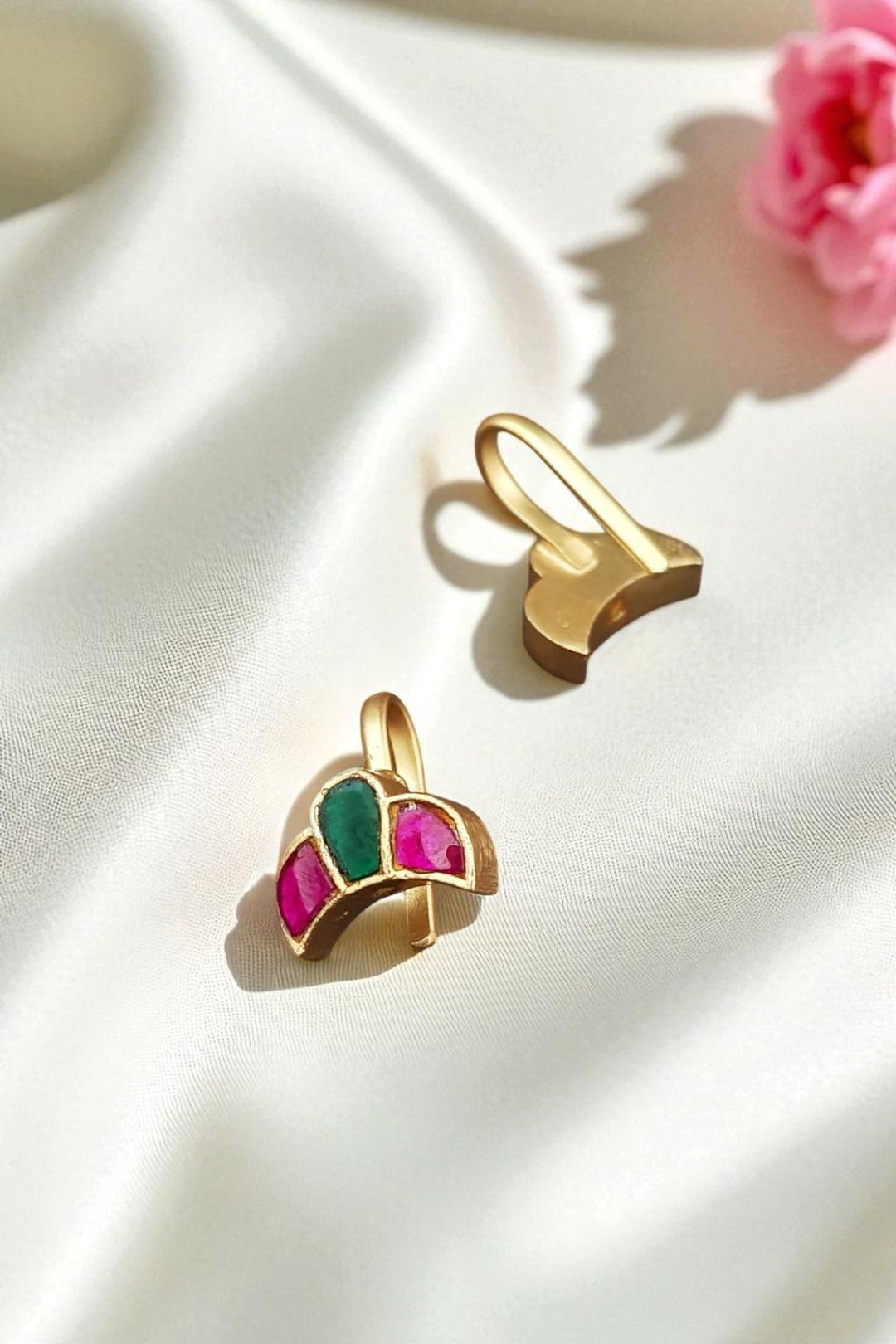 Kundan Bugadi Press On Style - Design 18 - E1128