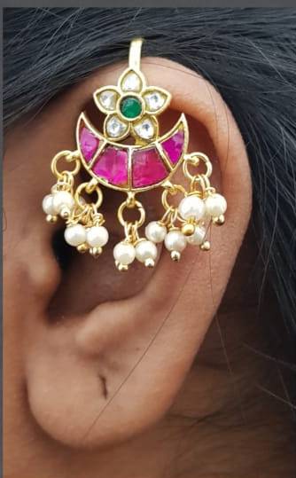 Kundan Bugadi Press On Style - Design 20 - E1130