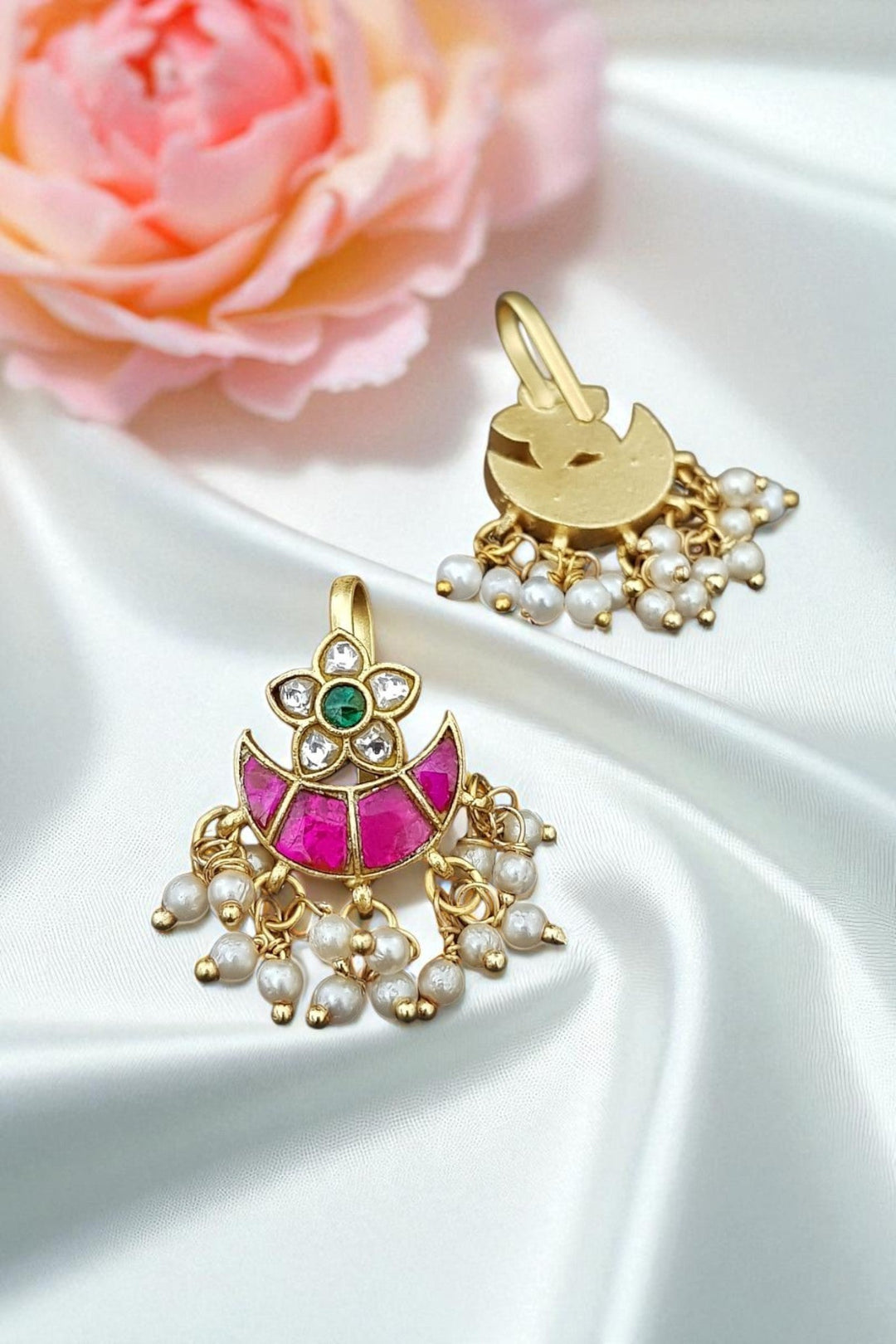 Kundan Bugadi Press On Style - Design 20 - E1130