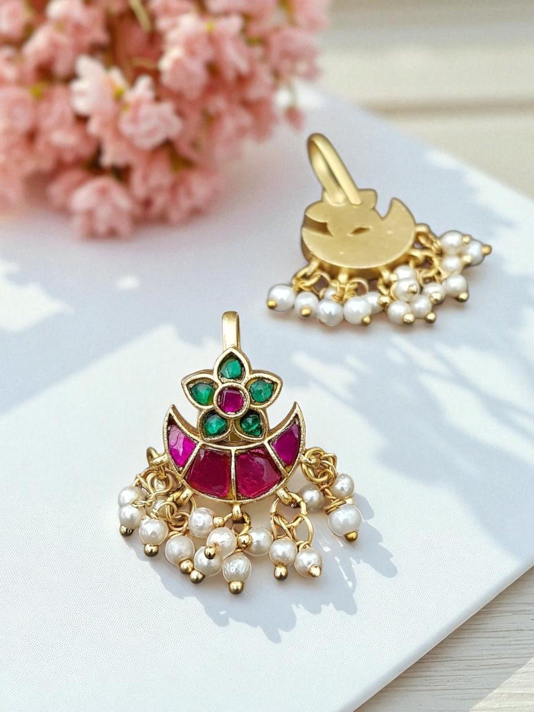 Kundan Bugadi Press On Style - Design 21 - E1131