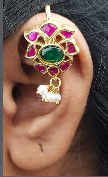 Kundan Bugadi Press On Style - Design 25 - E1135