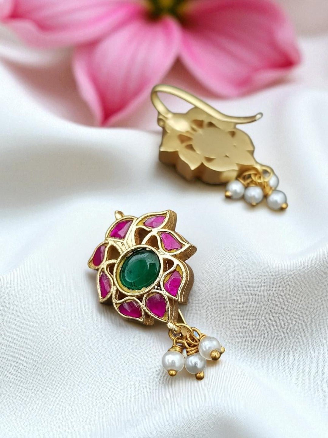 Kundan Bugadi Press On Style - Design 25 - E1135