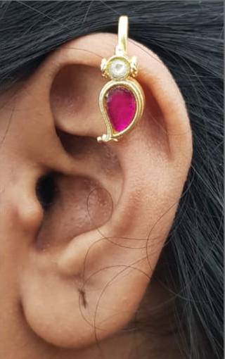 Kundan Bugadi Press On Style - Design 28 - E1138