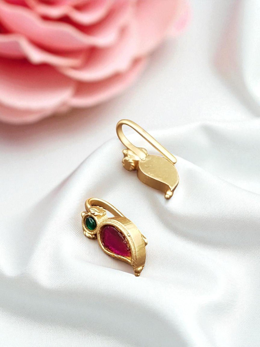 Kundan Bugadi Press On Style - Design 29 - E1139