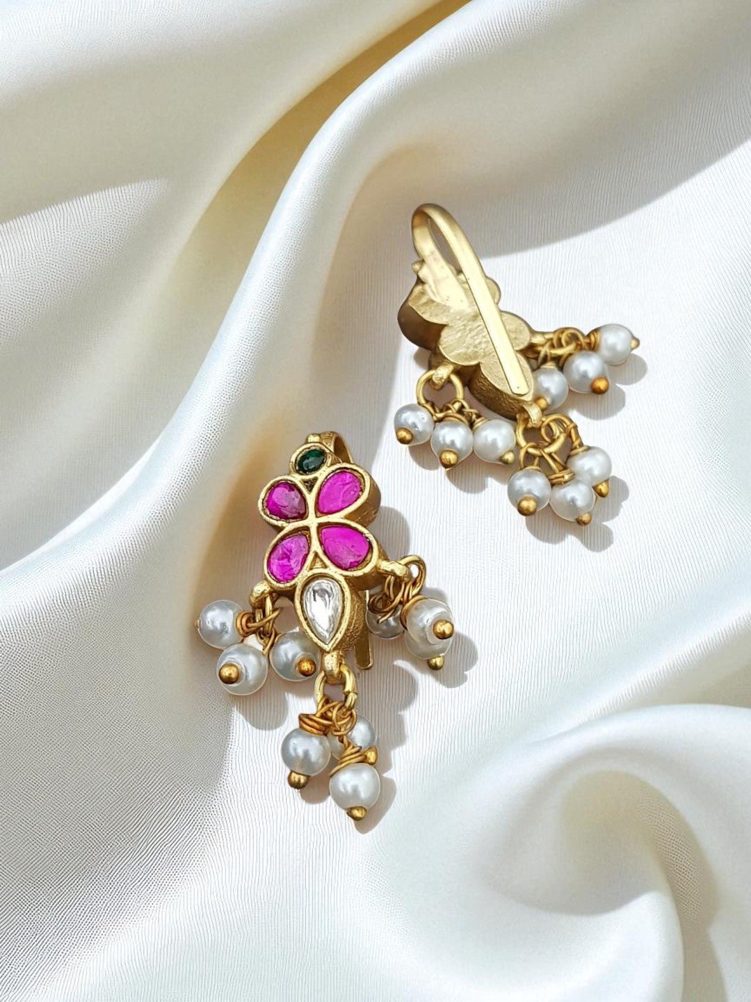 Kundan Bugadi Press On Style - Design 31 - E1141