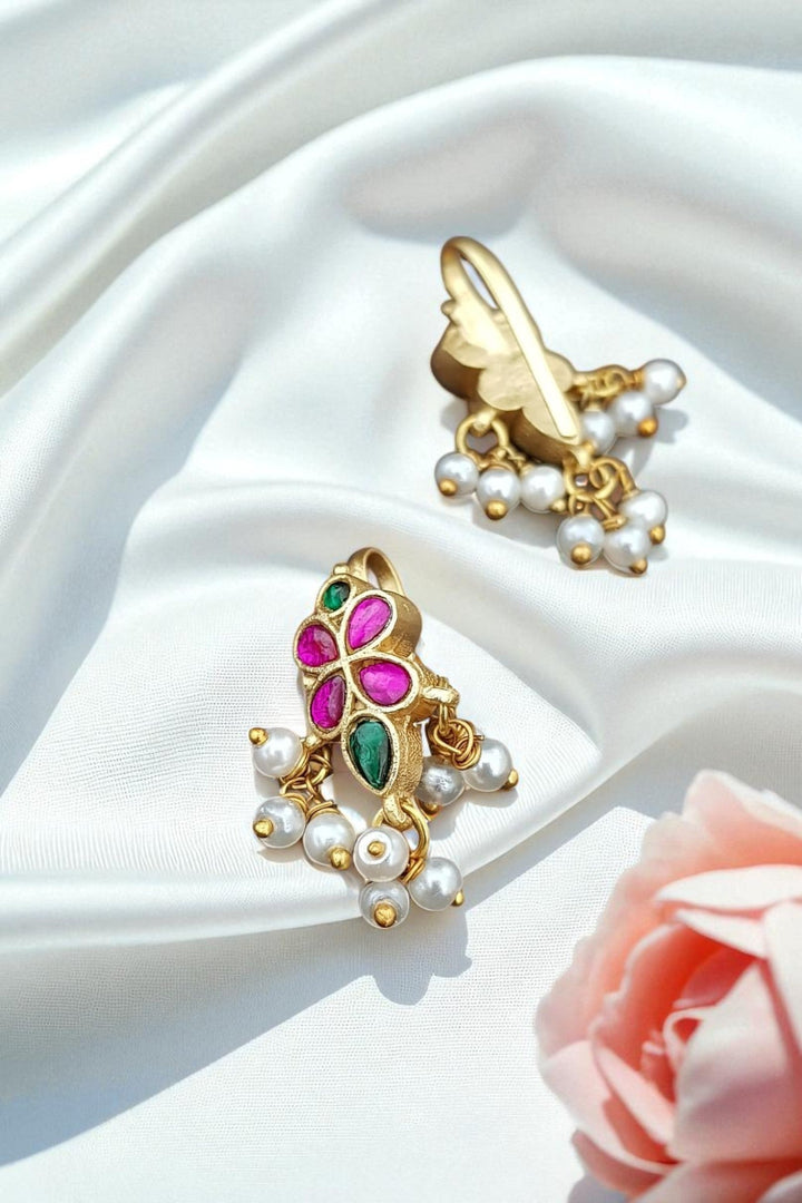 Kundan Bugadi Press On Style - Design 32 - E1142