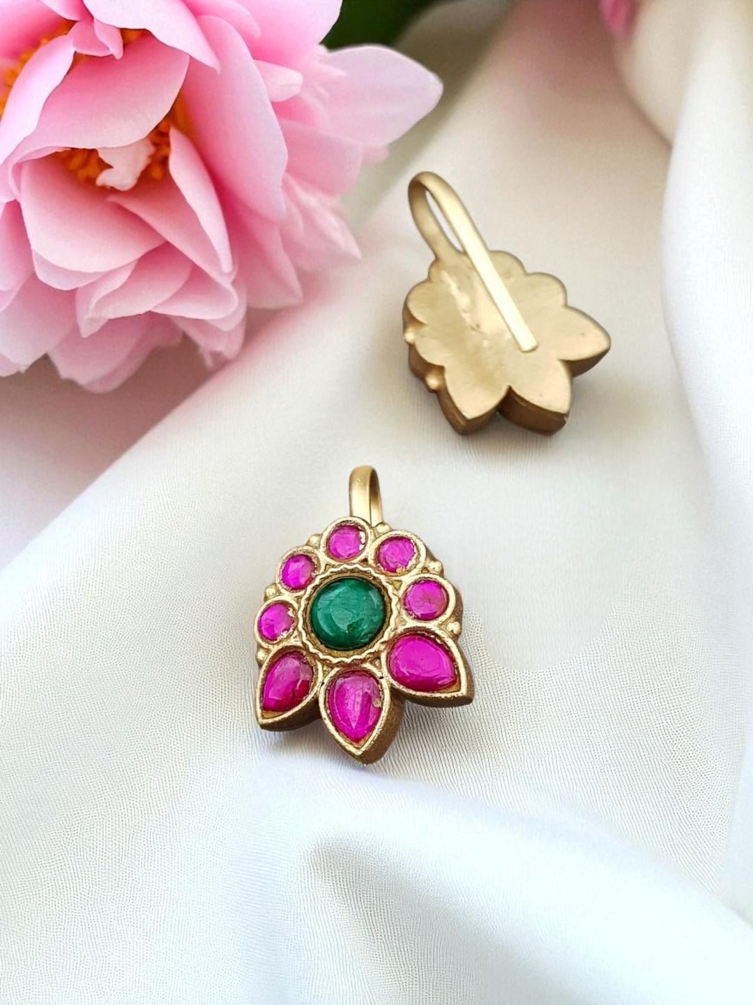 Kundan Bugadi Press On Style - Design 33 - E1143