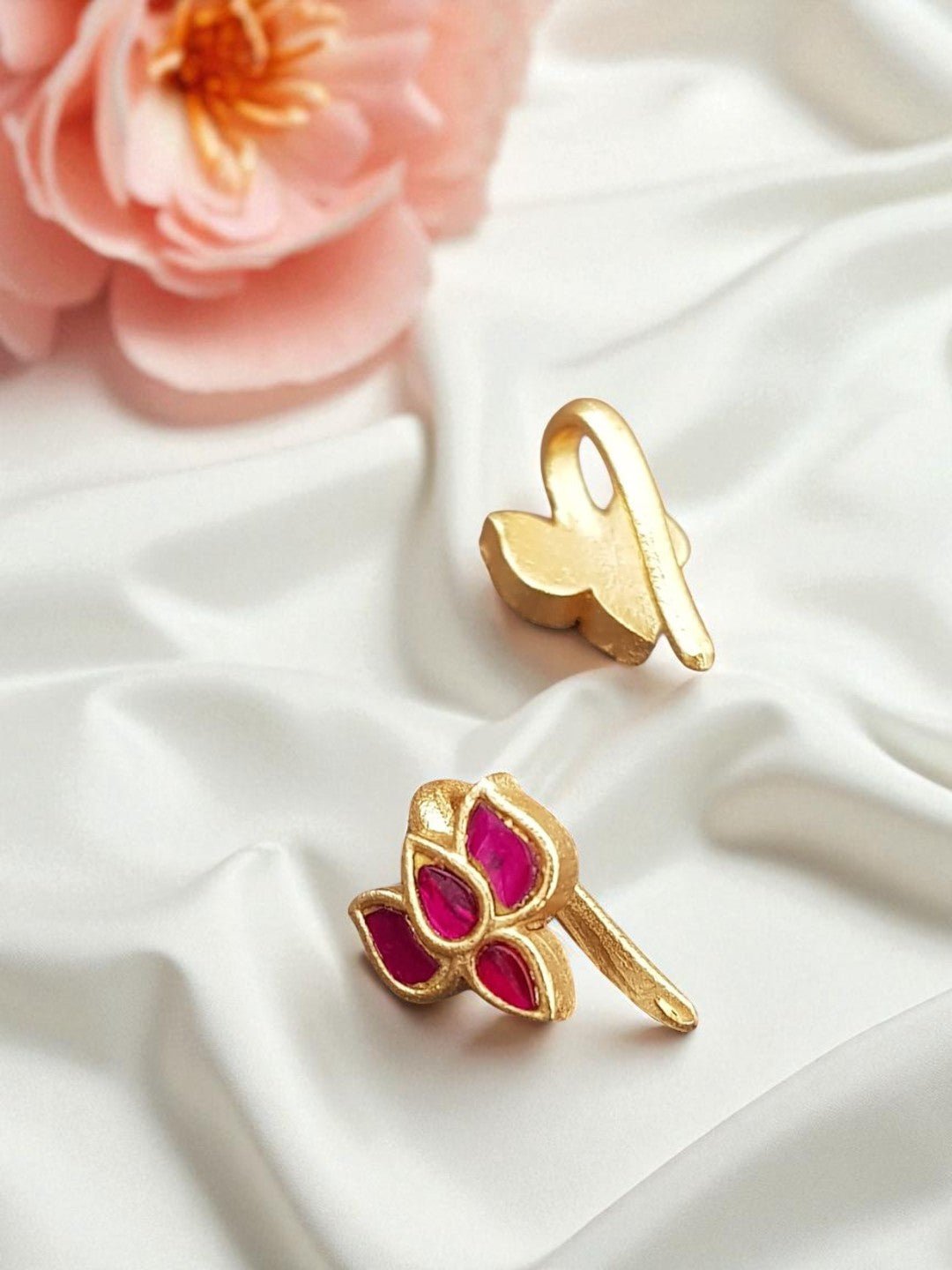 Kundan Bugadi Press On Style - Design 36 - E1146
