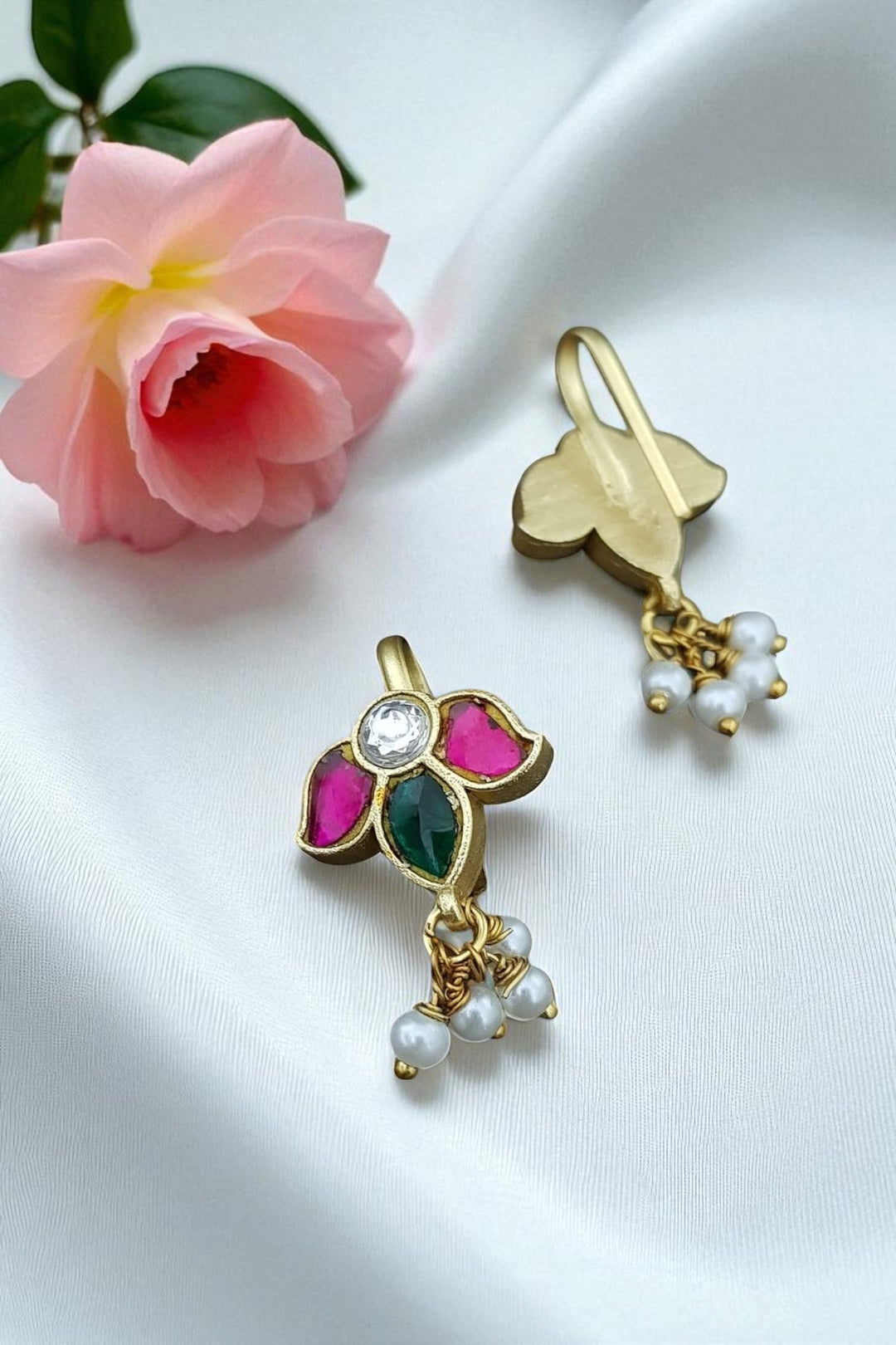 Kundan Bugadi Press On Style - Design 40 - E1150