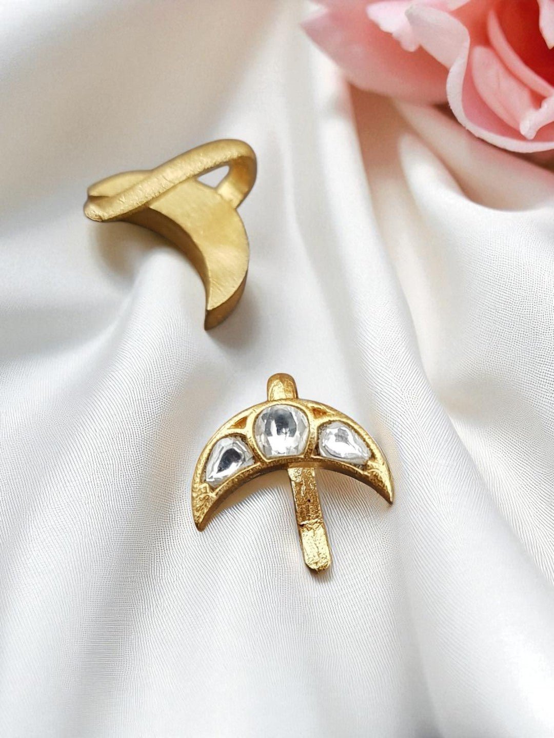 Kundan Bugadi Press On Style - Design 43 - E1153