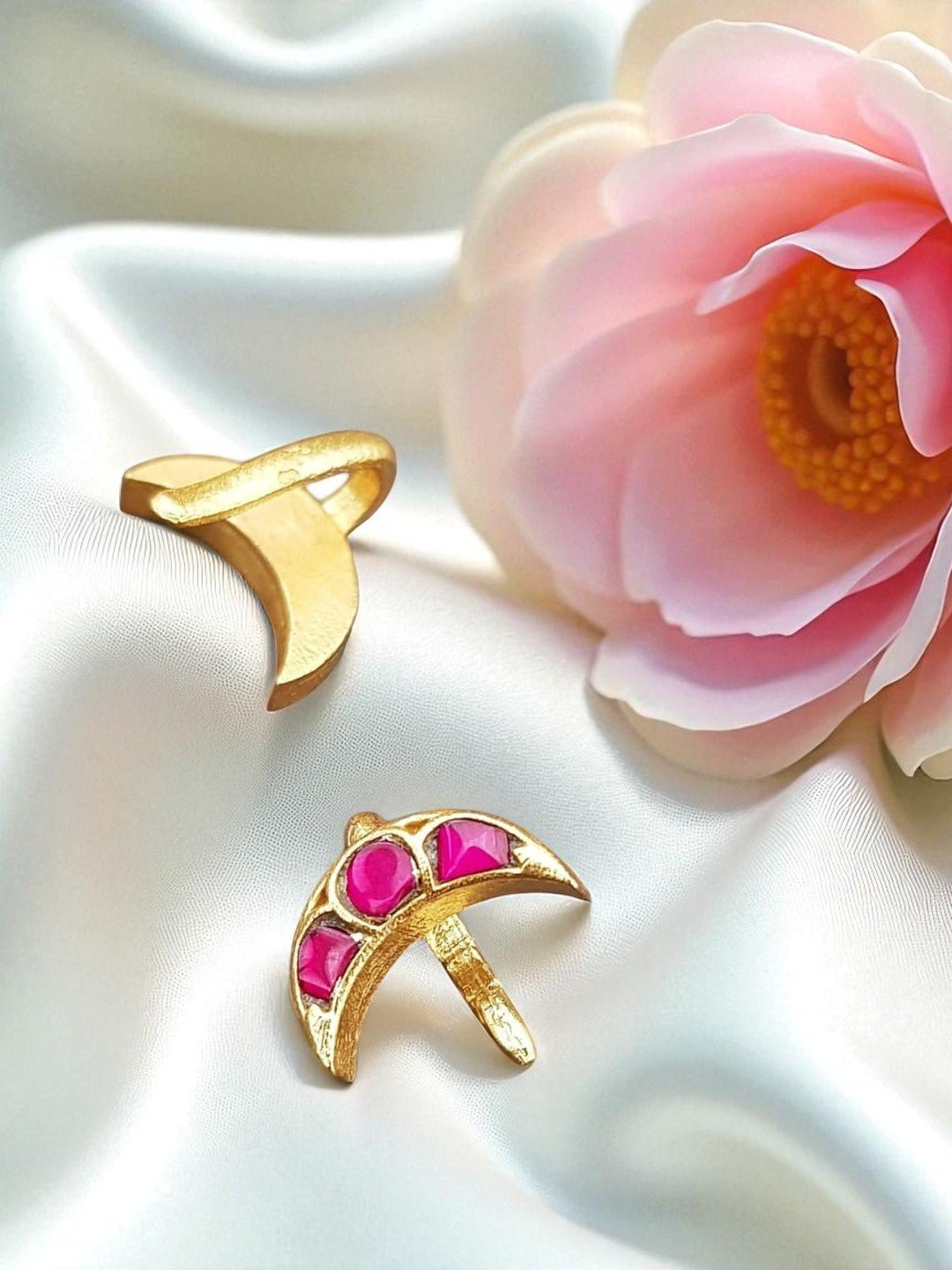 Kundan Bugadi Press On Style - Design 45 - E1155