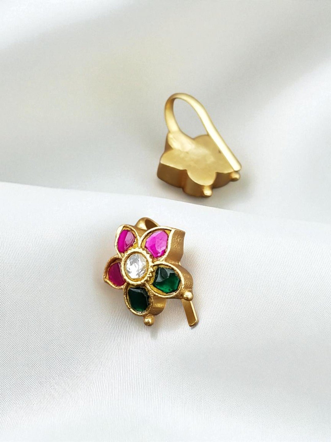 Kundan Bugadi Press On Style - Design 46 - E1156