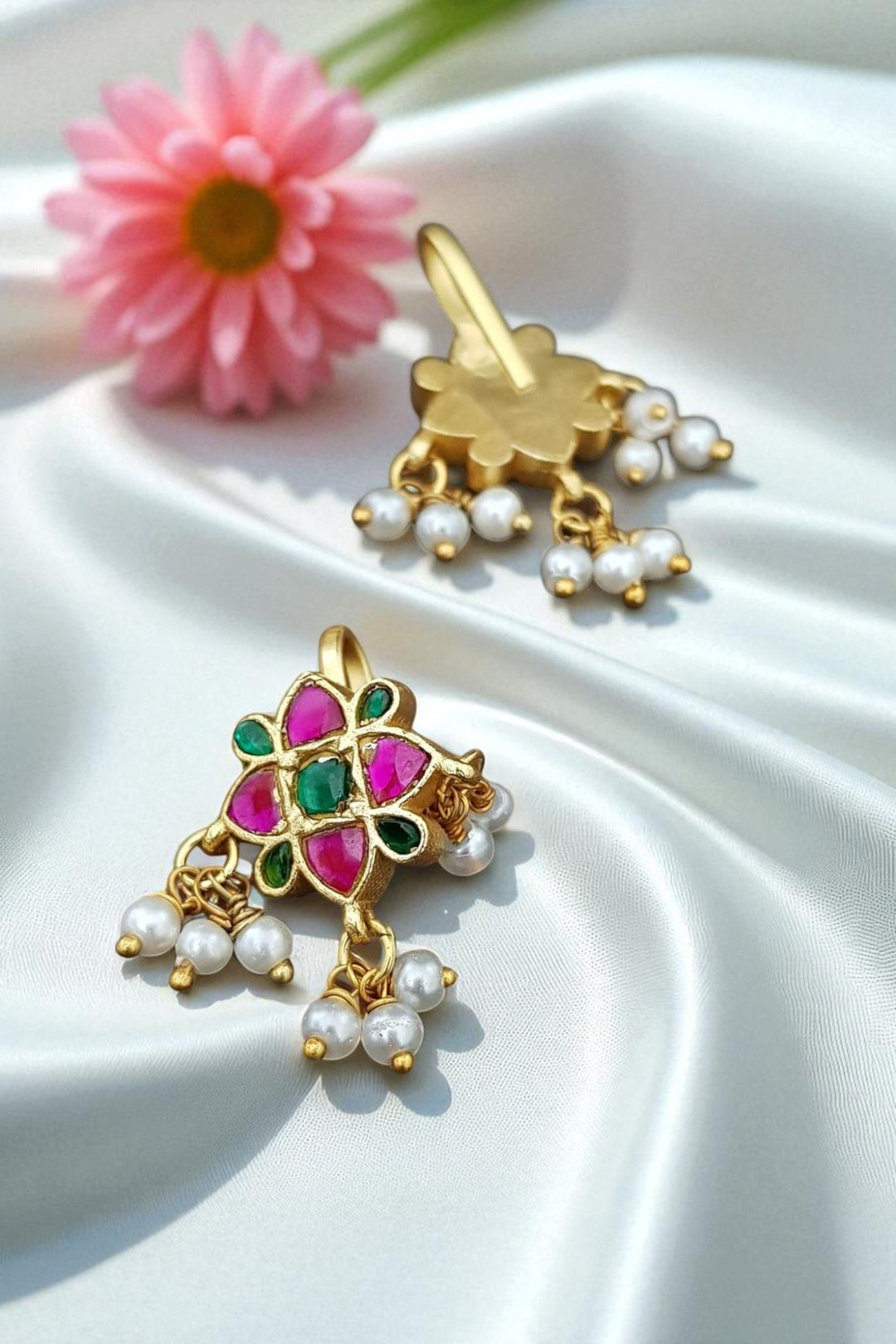 Kundan Bugadi Press On Style - Design 48 - E1158