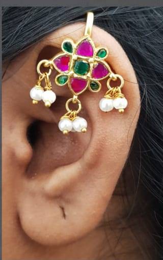 Kundan Bugadi Press On Style - Design 48 - E1158
