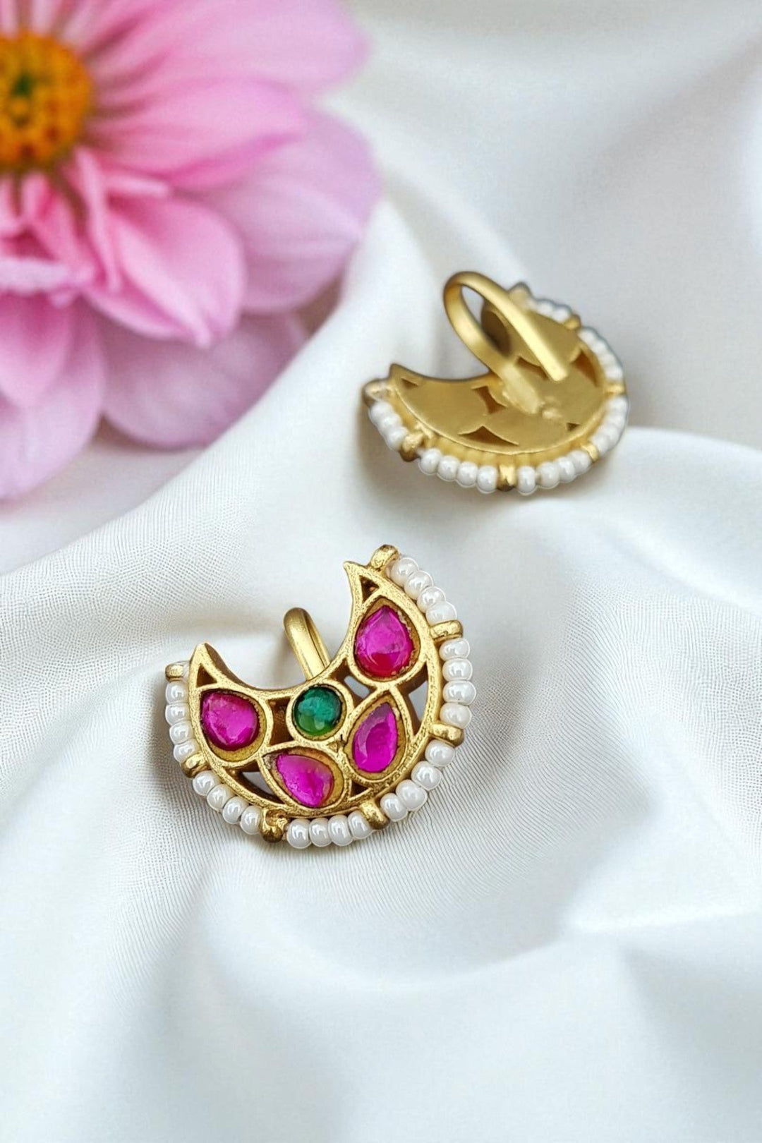 Kundan Bugadi Press On Style - Design 5 - E1115