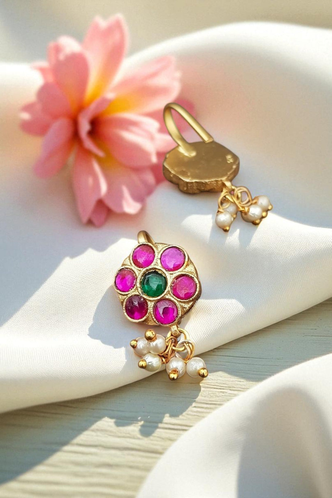 Kundan Bugadi Press On Style - Design 52 - E1162