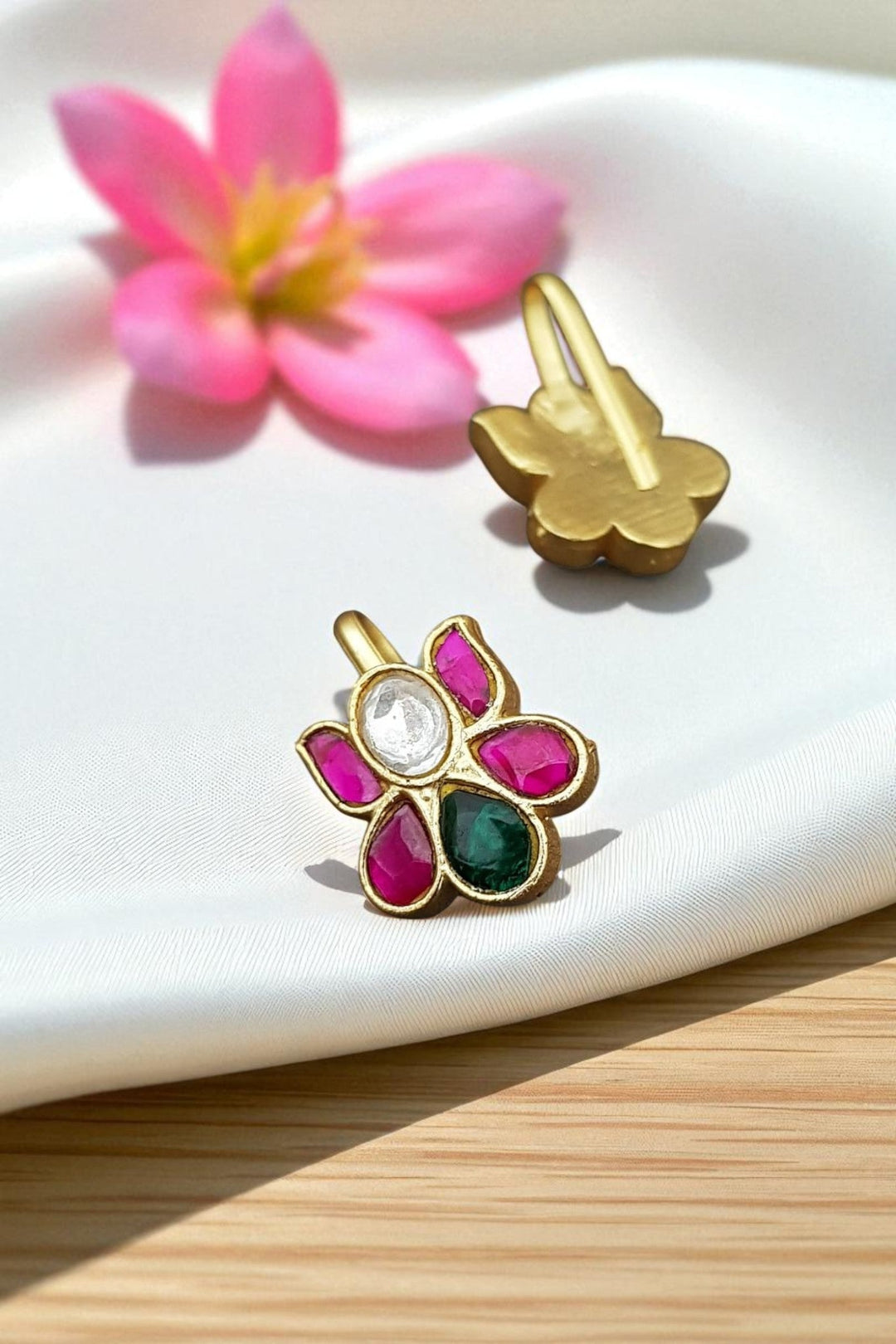 Kundan Bugadi Press On Style - Design 55 - E1165