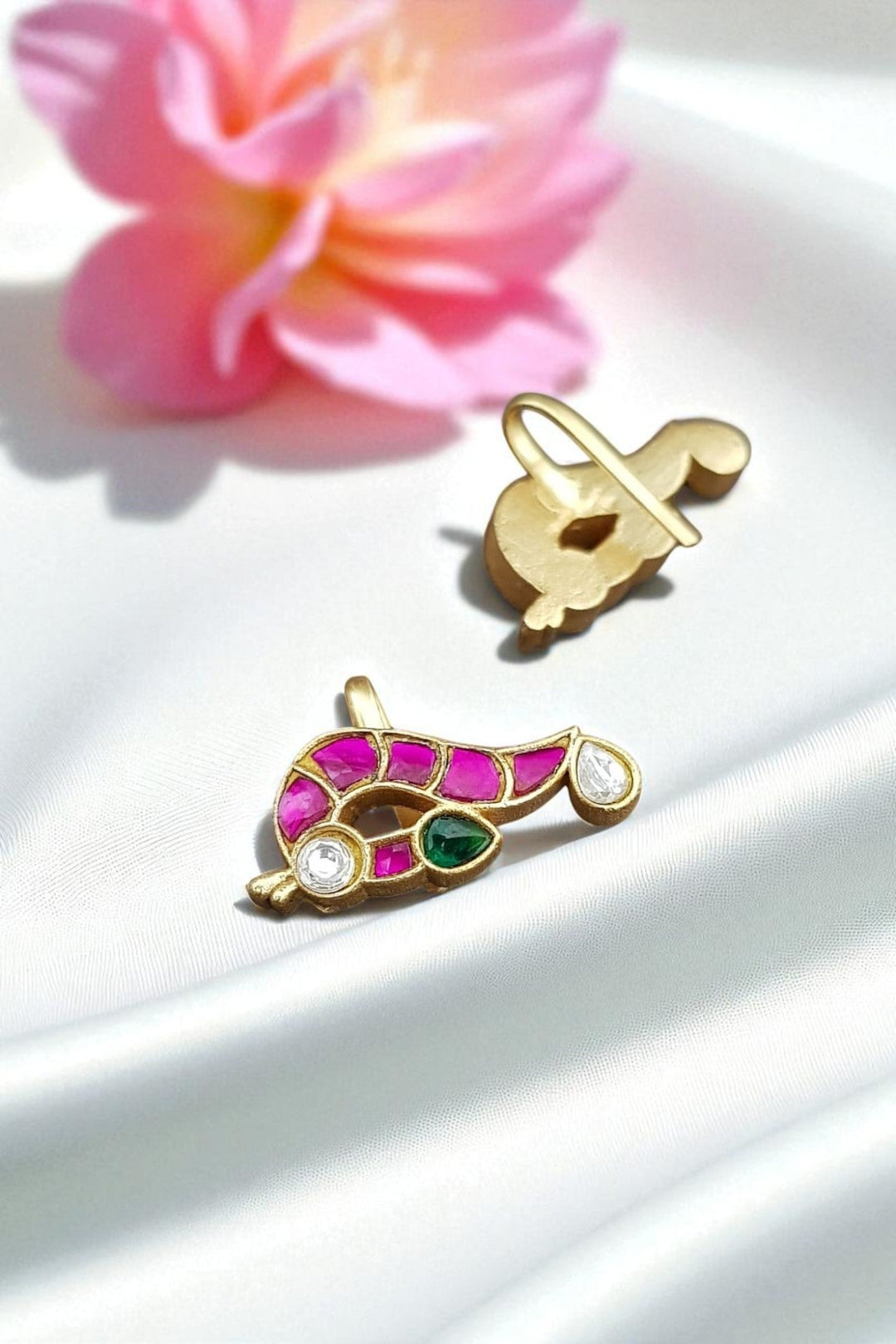 Kundan Bugadi Press On Style - Design 58 - E1168