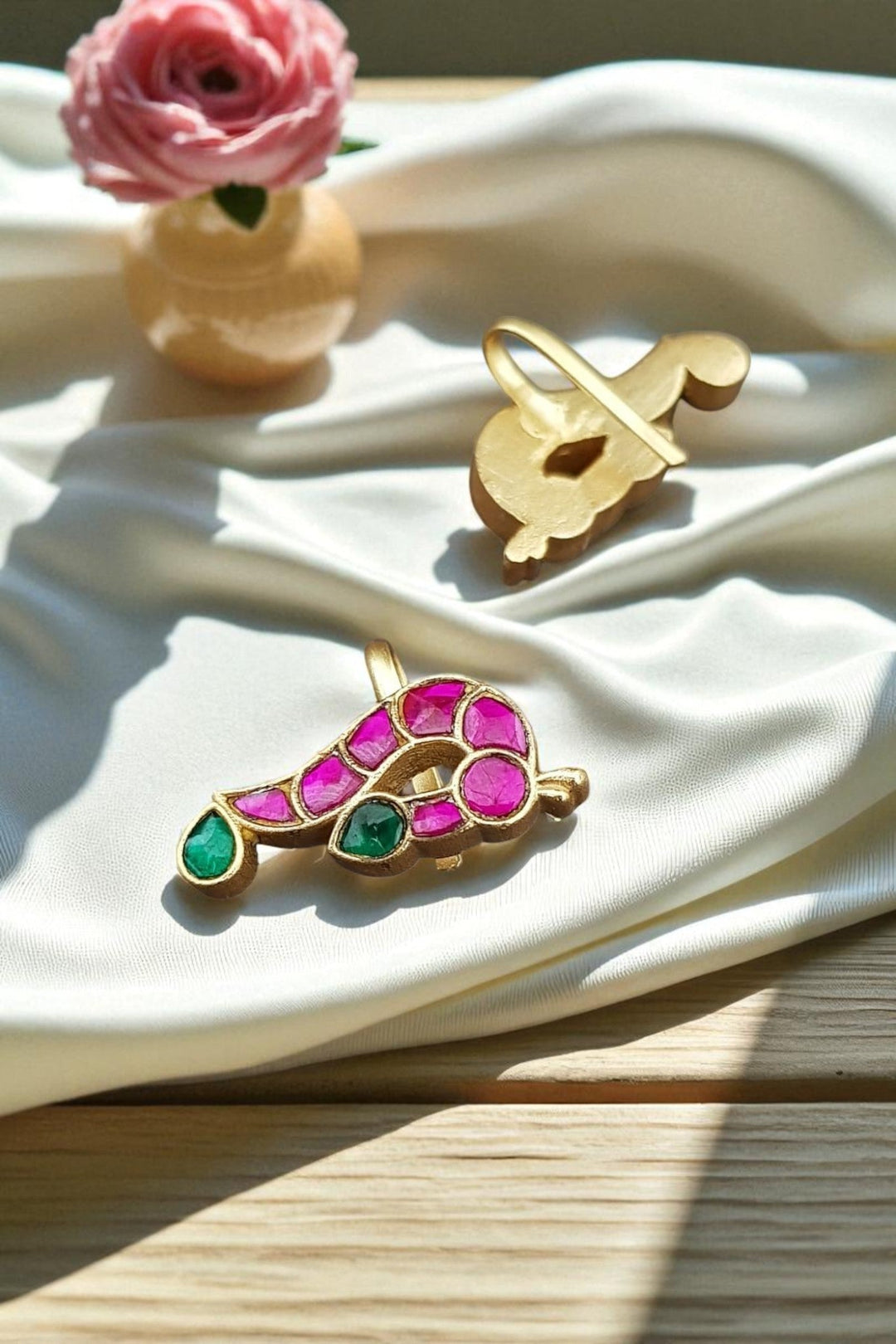 Kundan Bugadi Press On Style - Design 59 - E1169